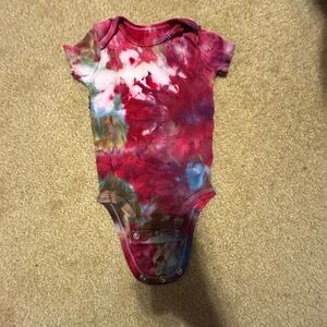 custom tie dye onesie